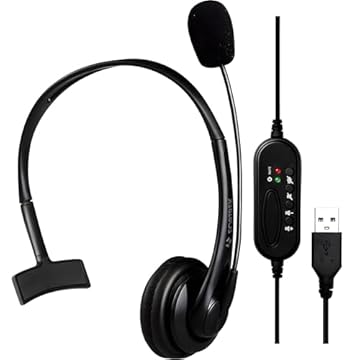 Headset Office FK731A USB Preto Fortrek