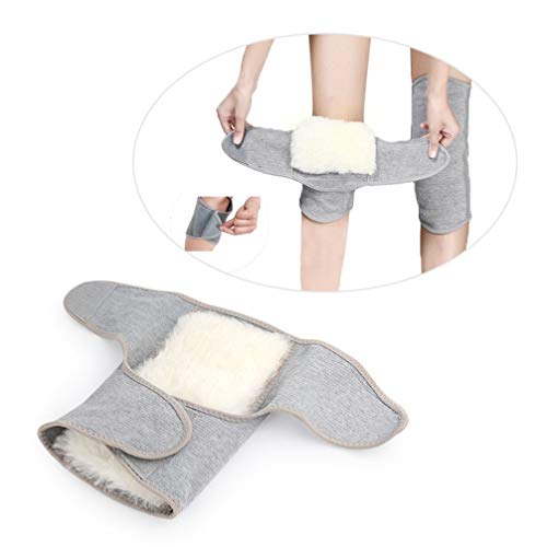 DOITOOL 2Pcs Aquecedores Joelho Polainas Luva de Lã Quente Térmica Joint Brace Suporte Joelho Brace