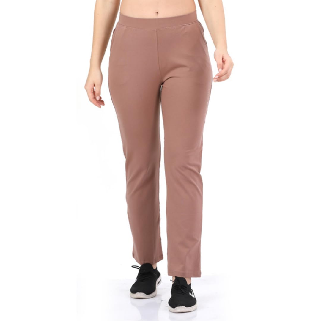 Women's Regular Track Pants, Women's Track Pants, Comfortable Gym & Workout Wear, Ladies Tracksuit Pants with Breathable Fabric, Stylish Track Pant