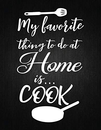 Home Is Cook: Recipe Notebook to Write In Favorite Recipes | Best Gift for your MOM | Cookbook For Writing Recipes | Recipes and Notes for Your Favorite for Women, Wife, Mom 8.5" x 11" image 3