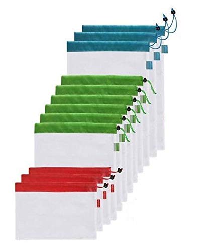 Kit de Ecobags Respiráveis (12 unidades)