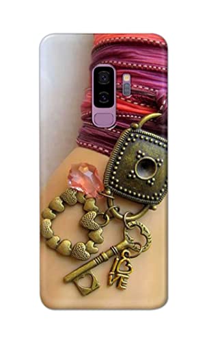 Image of Girl Hand with Keychain Hard Back Case Cover for Samsung Galaxy S9 Plus, G965F, G965F /DS, G965U, G965W, G9650 Back Cover -(J5) VNS2228