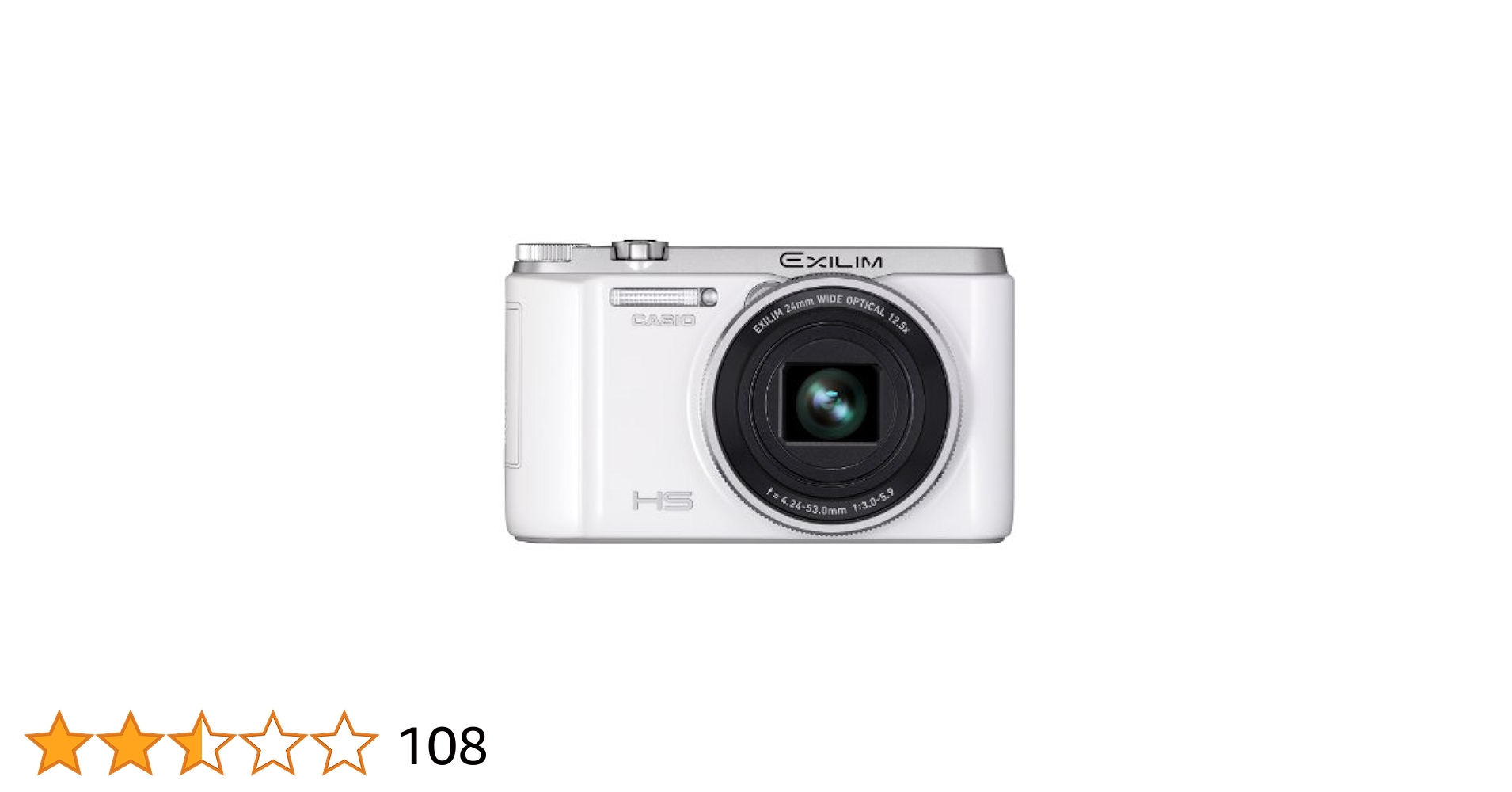 CASIO EX-ZR100 ホワイト CASIO カシオ EXILIM EX-ZR100 コンパクトデジタルカメラ