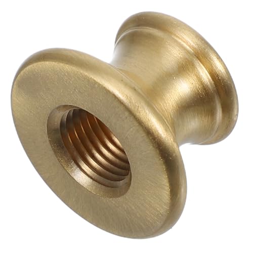 KONTONTY Turned Brass Light Fixture Parts Threaded Brass Rod Lamp Connector Easy Install Fittings