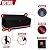 Turtle Life Patio Sofa Cover, Outdoor Heavy Duty Durable UV Water Resistant Anti-Fading Loveseat Cover with 2 Upgrade Air Vents and 2 Buckles, Black, 58" W x 32.5" D x 31" H