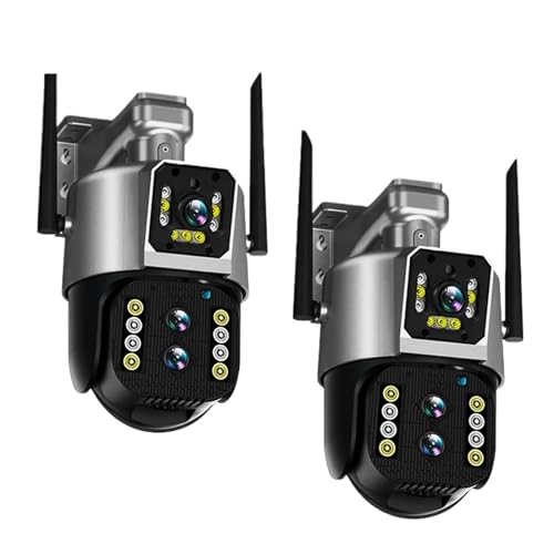 Cámara IP binocular para exteriores 4K: proteja su hogar con zoom 10X 3