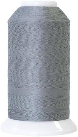 Superior Threads So Fine 3-Ply 50 Weight Polyester Sewing Thread Cone - 3280 Yards (Silver)