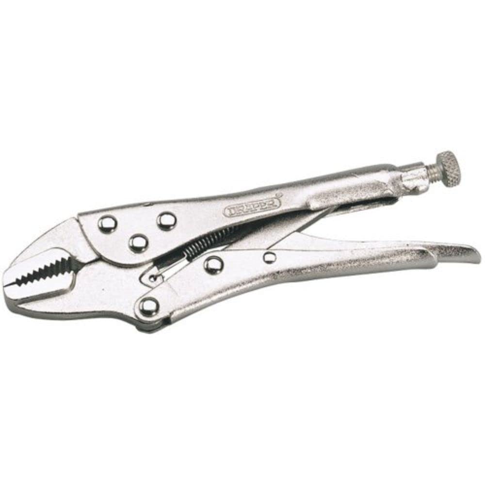 Draper 35371 Straight Jaw Plier with Self Grip, 190mm, Blue