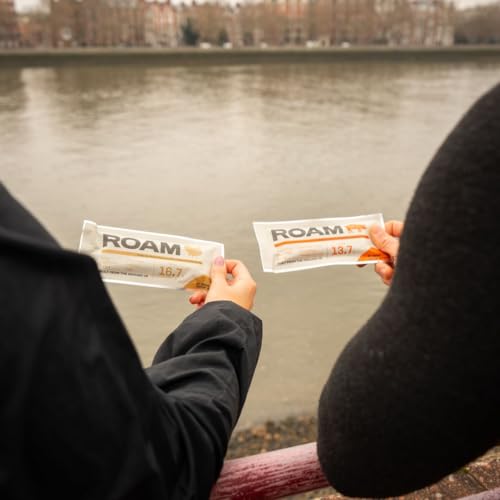 Roam Natürliche Proteinriegel, 6 x 45 g gesunde Snacks, ideal für die Carnivore-Diät, glutenfreie Keto- Sticks (Probierpaket, 6 x 45 g Riegel + 2 Beutel mit Happen)