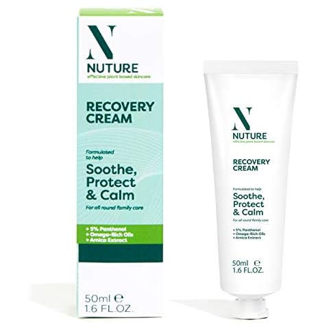 NUTURE Recovery Cream 50ml | Soothing Protecting & Calming Skincare | High in Arnica & Omega-rich Oils | Pro Vitamin V5 & Shea Butter | Calm Distressed Skin | Deeply Soft Nourished Feel | Unscented Cover