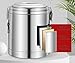 Insulated Beverage Dispenser – Stainless Steel Hot Water Dispenser with Tap for Catering, Tea Urn for Events and Parties