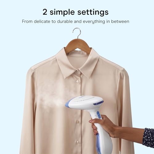 Conair Handheld Garment Steamer for Clothes, ExtremeSteam 1200W, Portable Handheld Design,White/Blue by Conair - Image 5