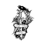 EROSPA® Tattoo-Bogen / Sticker temporär - Unsterblicher Ritter / Immortal Knight