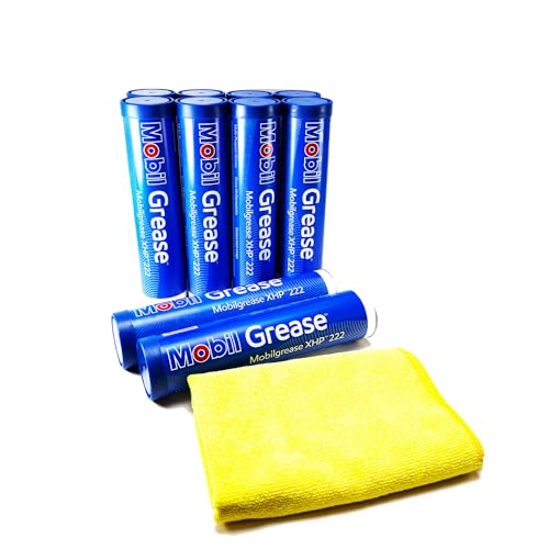Mobil XHP222 Blue Multi-Purpose Grease 13.7 oz 10 Pack Kit