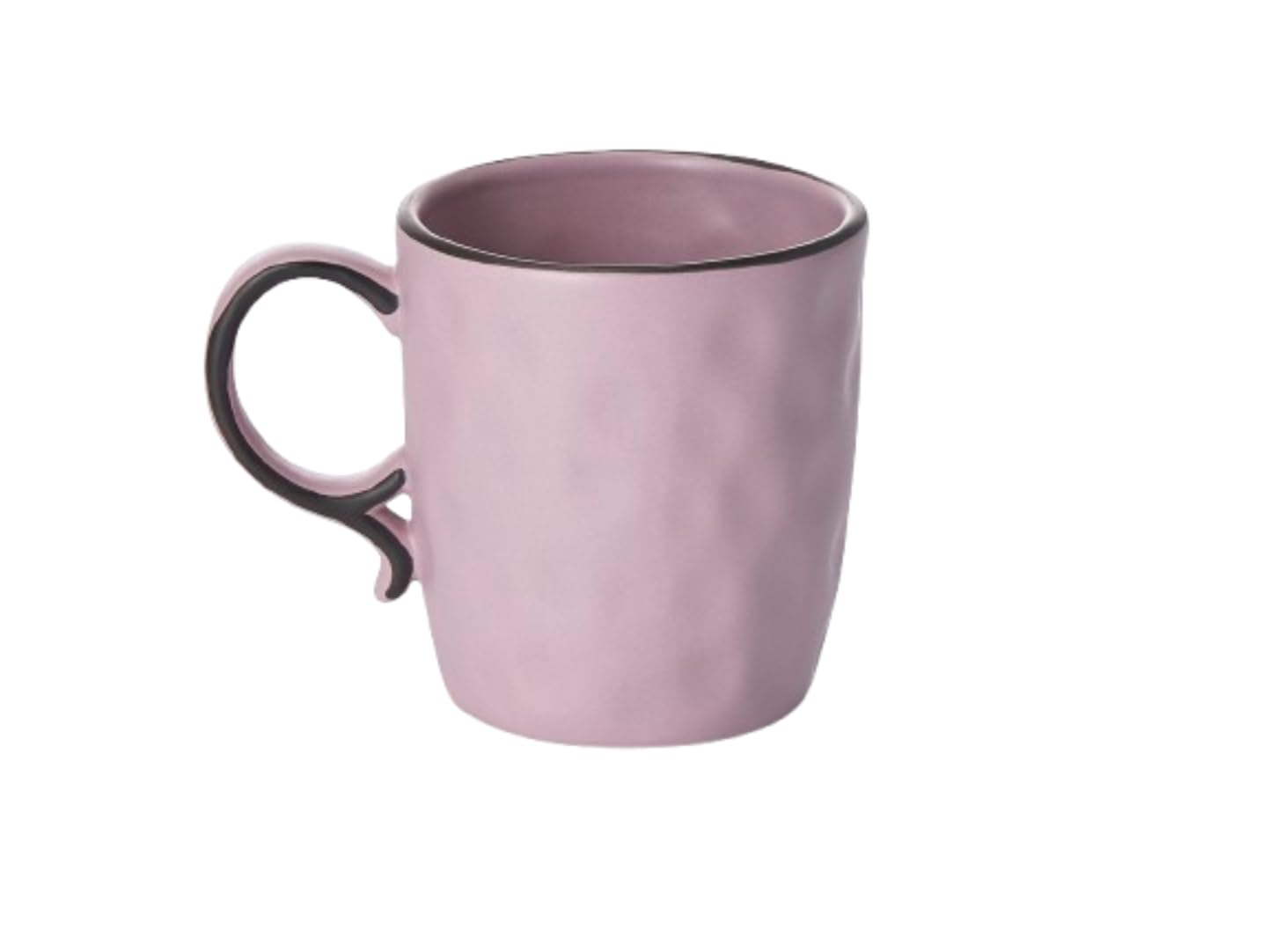 Teemando Caraffa Nilla con 2 tazze, gres porcellanato, lavanda, 0,9 l, design in rilievo, lavabile in lavastoviglie, set da 3 pezzi