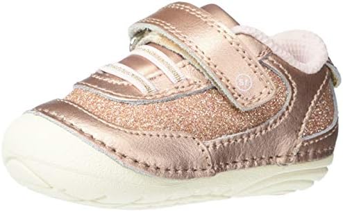 Stride Rite baby girls Bg000603-soft Motion Jazzy Sneaker, Rose Gold, 4 Wide Toddler US