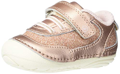 Stride Rite Baby Girls Bg000603-Soft Motion Jazzy Sneaker, Rose Gold, 4 Wide Toddler Us #TOP3