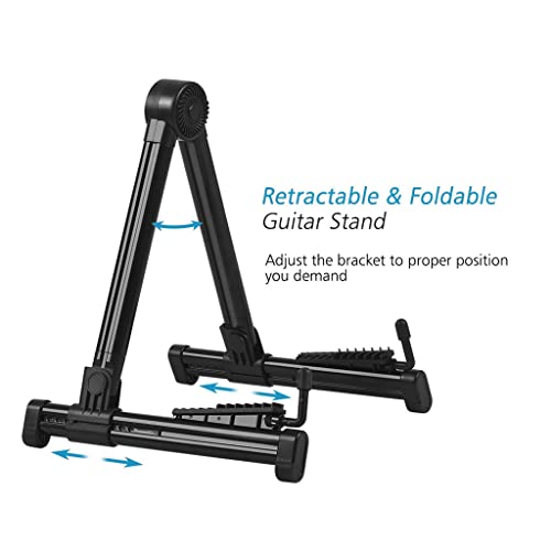 JHHDP Support de guitare électrique universel pliable pour basse électrique et acoustique Cadre en A Accessoires de… - Les Beatles, Paul McCartney, John Lennon, RIngo Starr, George Harrison JHHDP Support de guitare électrique universel pliable pour basse électrique et acoustique Cadre en A Accessoires de… – Image 5