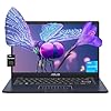 ASUS Portátil ultraligero FHD de 14 pulgadas para negocios, Intel Quad-Core N4500, 4 GB de RAM, 128 GB eMMC, cámara web, HDMI, Win 11 S, azul silencioso