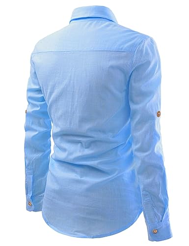Image of Vida Loca Men Cotton Full Sleeve Casual Spread Collor Slim Fit Short Kurta for Men and Boys (Pack of 2)