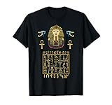 Egyptian Hieroglyphic Letters Symbols King Tut Pharaoh T-Shirt