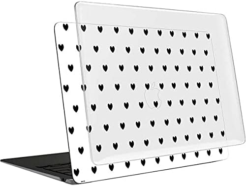 Skinit Case + Skin Compatible with MacBook Air 13in M1 (2021) Originally Designed White and Black Hearts Design