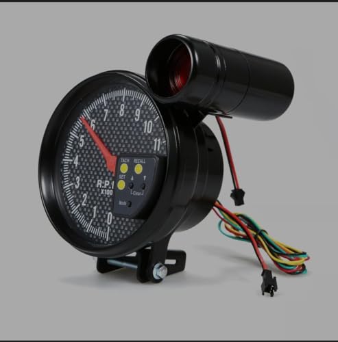 Image of AUTO MT Tiger RPM Meter, Speedometer Tacho Gauge (Carbon Fibre)