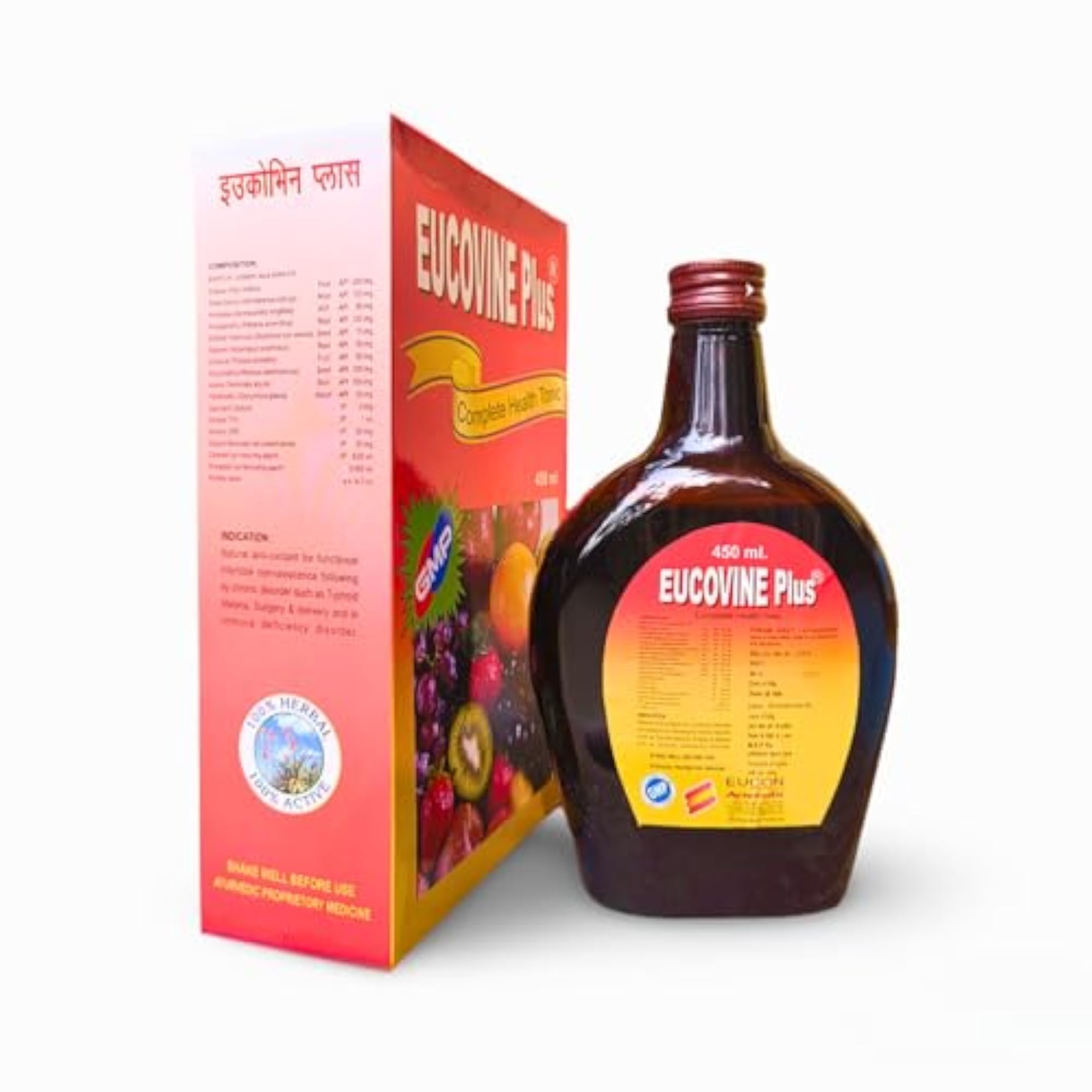 Health Capsules + EUCOVINE Plus Tonic, Complete Wellness Combo