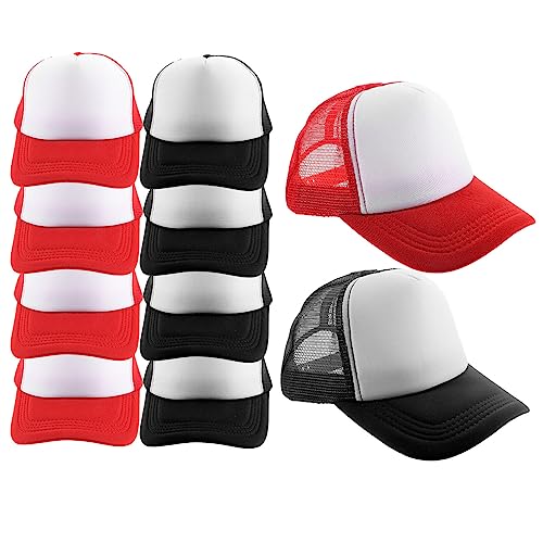Casquettes de baseball faciles à nettoyer lot de 10 pour sublimation confortables en maille