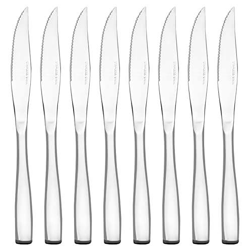 Eagrye 8-Pieces Steak Knives, Stainless Steel