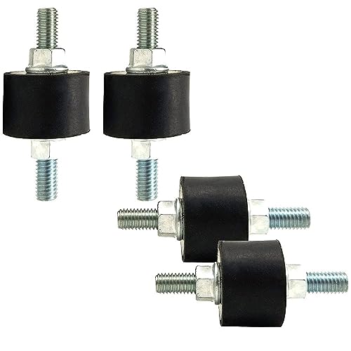 BOPOREAE 4 Pcs M10 40 x 30 mm Rubber Isolator
