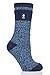 Heat Holders Women's Snowdrop ORIGINAL Block Twist Socks | Warm + Soft, Hiking, Cabin, Hunting, Outdoor, Cozy Socks