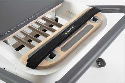 balanced body adjustable padded footstrap for allegro 2 reformer pilates reformer accessory gym equipment for home gym or pilates studio use