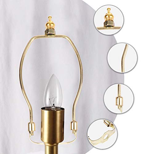 Lurrose 2Pcs Abajur Porta-Harpa Abajur Suporte Abajur Iluminação Diy Substituição Prats Acessórios p