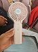 HandFan Powerful Personal Fan Battery Operated with 5-20H Working Time/5200mAh Power Bank Portable Fan Rechargeable Handheld Cooling Fan 3 Speeds/Strong Airflow for Home Office Outdoors Camping Travel