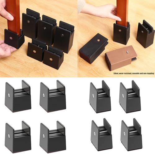 Elevadores de cama resistentes de 2 pulgadas para sofás y escritorios 3