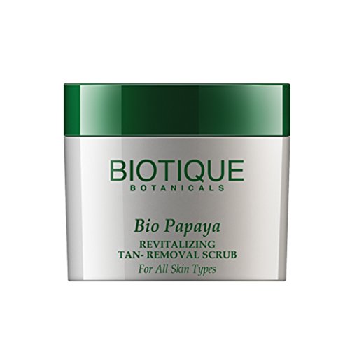 Image of Biotique Bio Dandelion Visibly Ageless Serum, 40 ml And Biotique Bio Papaya Revitalizing Tan Removal Scrub, 75g