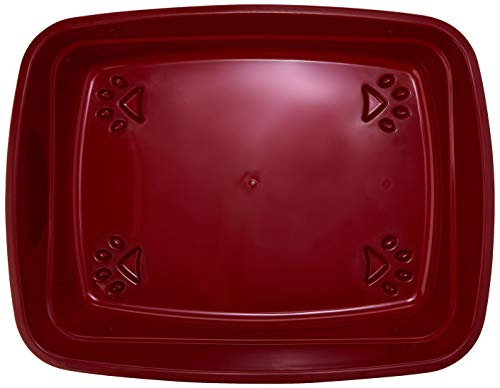 Bandeja Alta Cat Plus Grandee Vermelha Pet Injet para Gatos