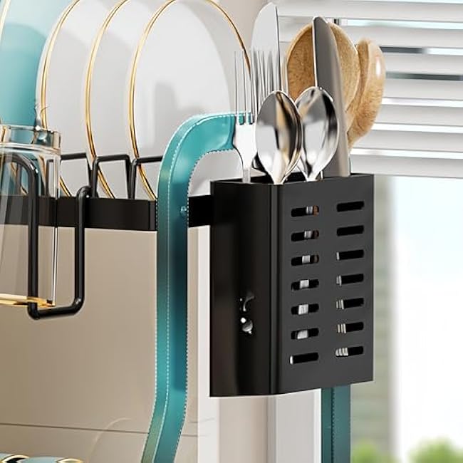 Premium Stainless Steel Dish Drying Rack - Fast Drying & Space-Saving Solution for Your Kitchen