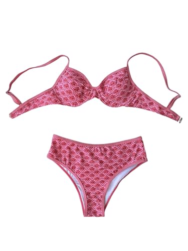 SOLY HUX Women's Floral Print Underwire Bikini Set 2 Piece High Waisted Boho Swimsuit