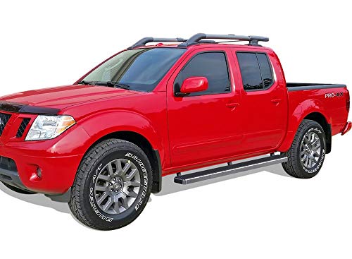 Estribos laterales acero inoxidable para Nissan Frontier miniatura 6