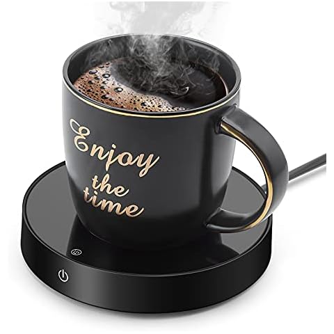 Kaffeetassenwärmer und Bürowärmer, Tassenwärmer für den Schreibtisch, Getränkewärmer, elektrischer Getränkewärmer mit 3 Temperatureinstellungen, Kaffeewärmer für Tee, Wasser, Kakao, Milch oder Suppe Cover