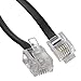 Produktbild ADSL Breitband Modem Kabel RJ11 Zum RJ11 Telefon Buchse Zum Router Schwarz 3 m [3 Meter/3m]