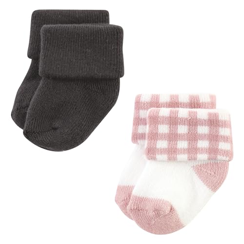 Image of Hudson Baby Baby 8-pack Cotton Rich Newborn and Terry Socks