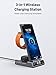 Wireless Charger for Samsung Charging Station, 3 in 1 Android Phone Charger for Samsung Galaxy S25 Ultra/S24 Ultra/S23/Z Flip7, Galaxy Watch 8/8 Classic/Ultra/7/6/5, Galaxy Buds 3 Pro/3