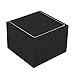 Keenso Fashion Black Leather Watch Box for Lovers, Elegant Display Case for Mens and Womens Watches, Bracelets, Bangles and Jewelry Storage