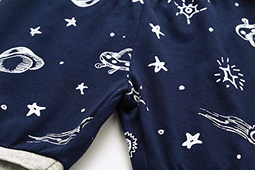 Image of Koian Little Boys Short Pajamas Sets Glow In The Dark Toddler PJS Cotton Kids Sleepwears