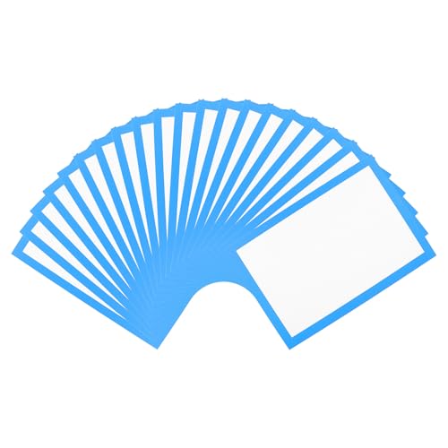 Papel azul para marcos de dibujos infantiles cartulina resistente de 20 hojas escuela