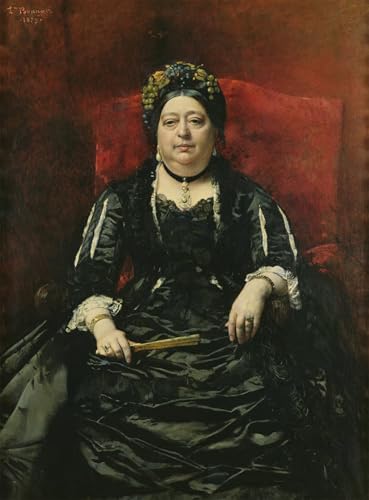 Portrait de Madame Stern de Bonnat pour Salon Chic en Toile 60x90