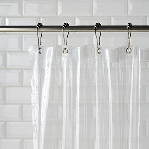 Image of Kuber Industries PVC AC Curtain-8ft 0.45mm Transparent (CKTS13), Standard (CTKTC0135)